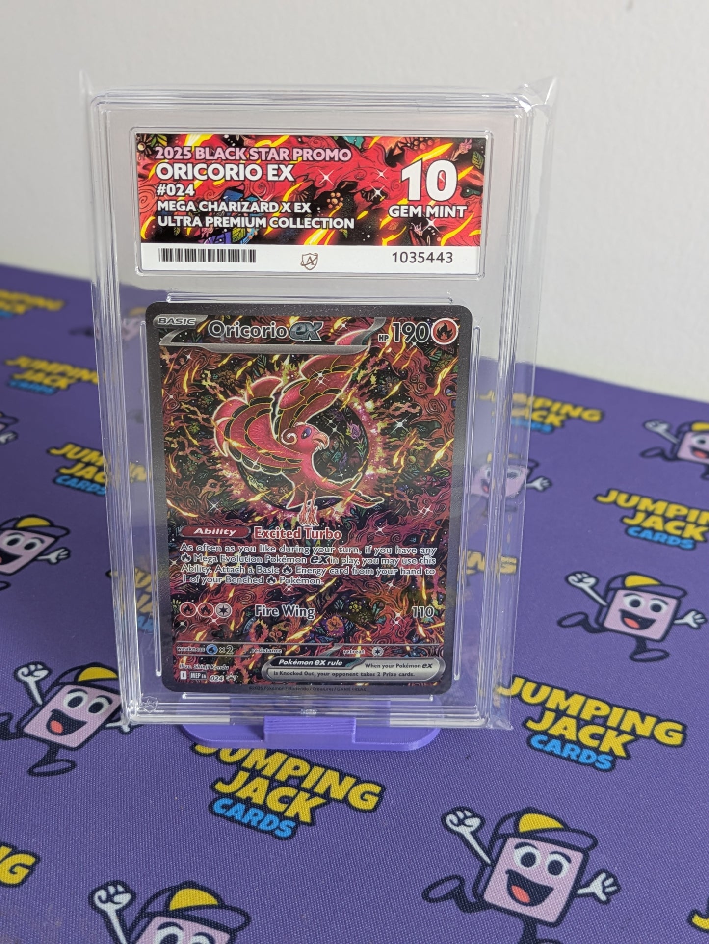 Oricorio ex 024 Mega Charizard X ex Ultra Premium Collection English Ace 10