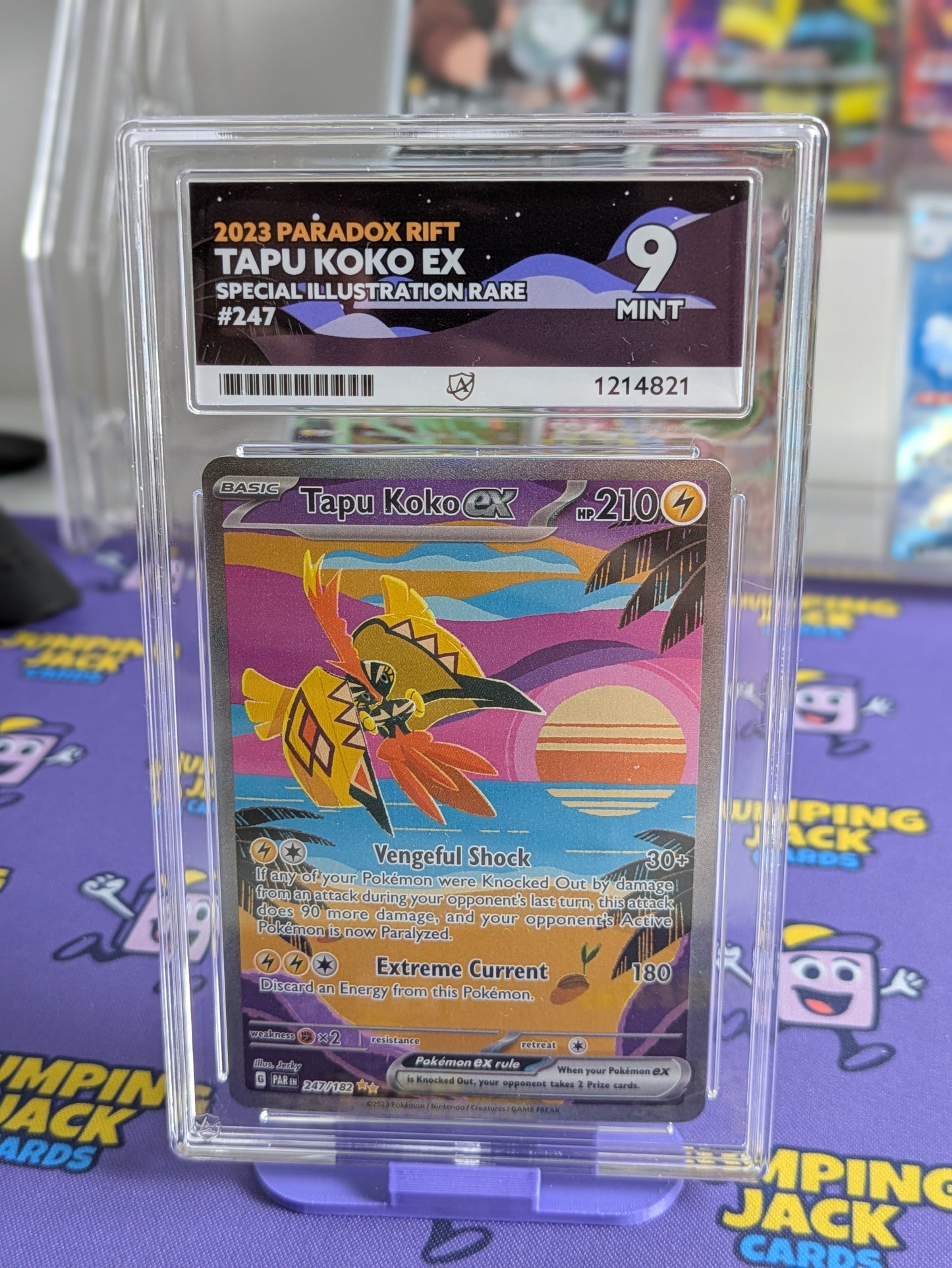 Tapu Koko Ex 247 Paradox Rift Special Illustration Rare English Ace 9