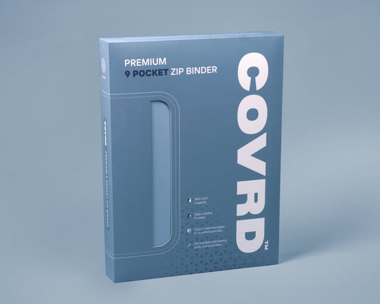 Steel Blue Premium 9 Pocket Zip Binder