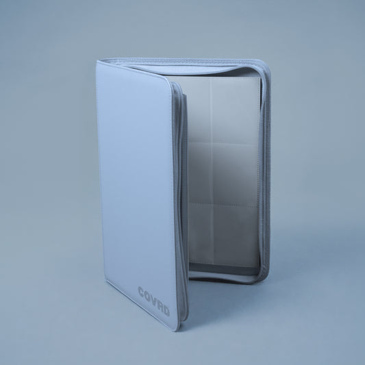 Steel Blue Premium 9 Pocket Zip Binder