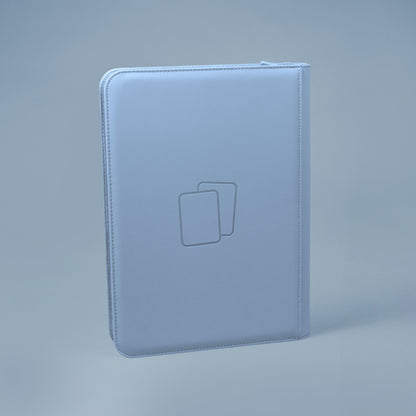 Steel Blue Premium 9 Pocket Zip Binder