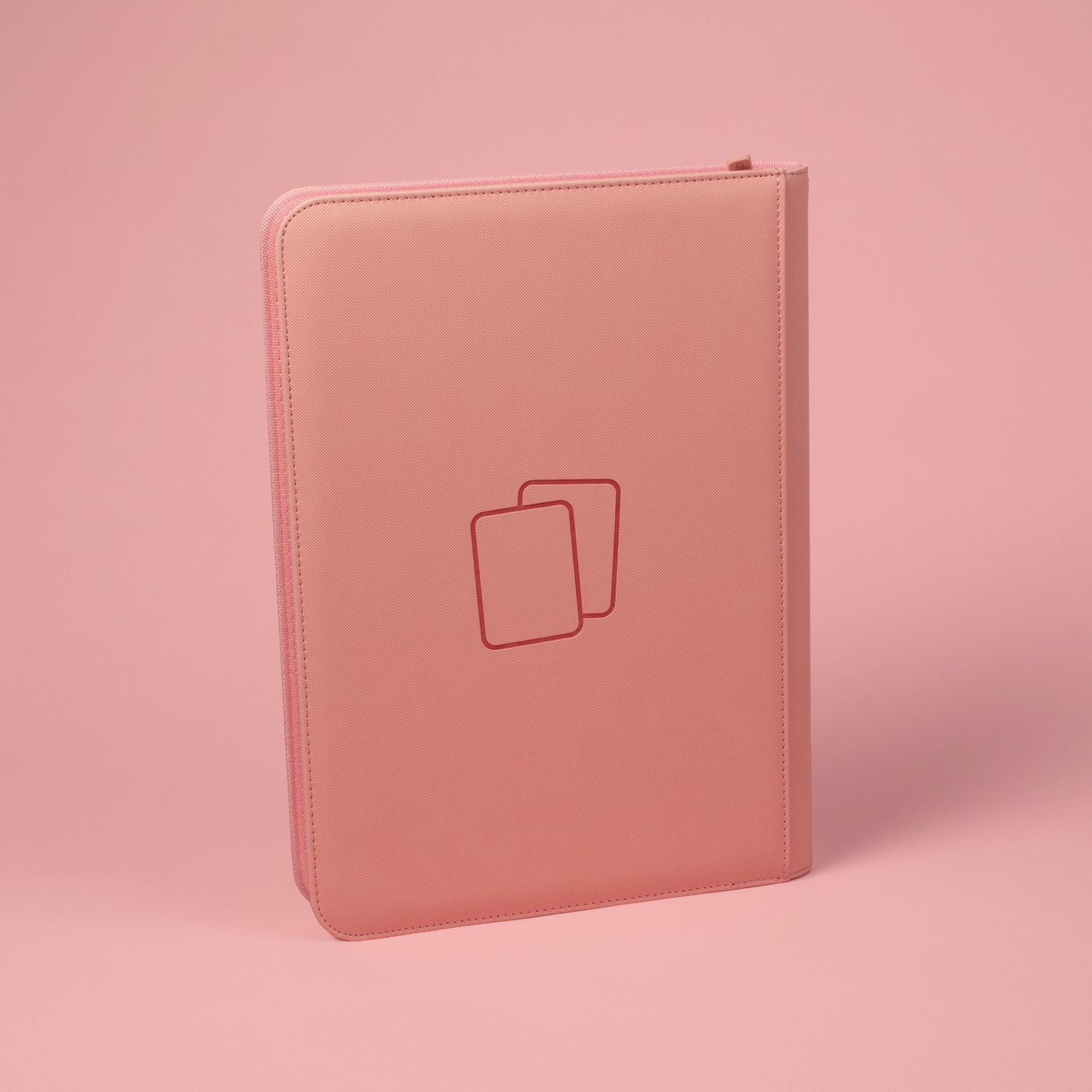 Blush Pink Premium 9 Pocket Zip Binder