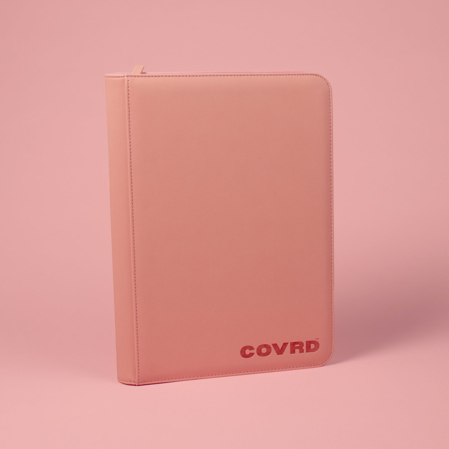 Blush Pink Premium 9 Pocket Zip Binder