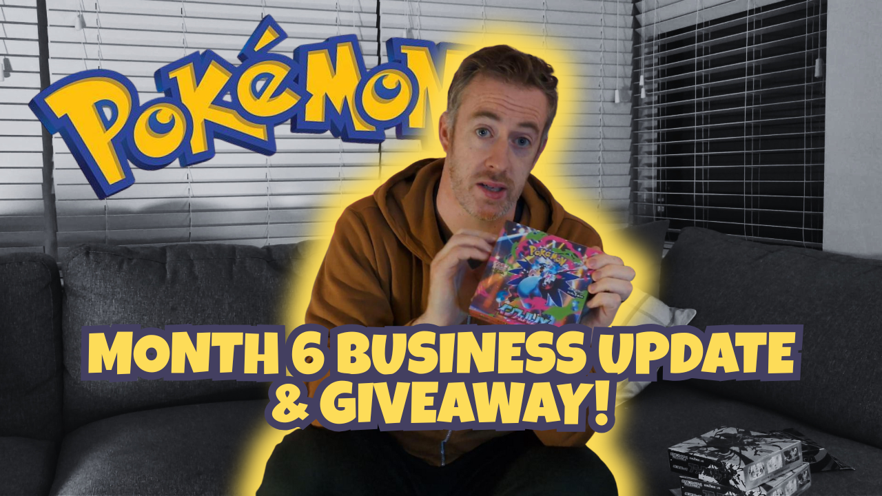Load video: Big news for my Pokemon business - six month business update