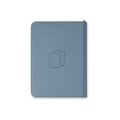 Steel Blue Premium 9 Pocket Zip Binder