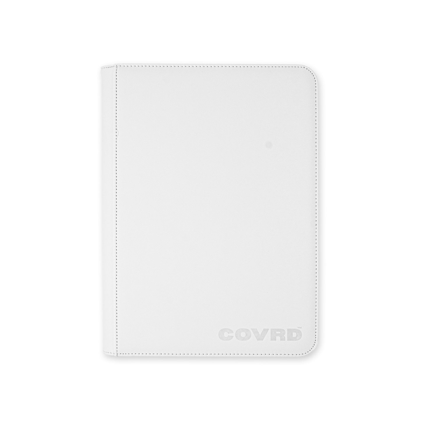 White Premium 9 Pocket Zip Binder