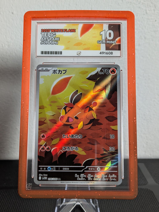 Tepig 096/086 Japanese ACE 10 | Pokémon Graded Card