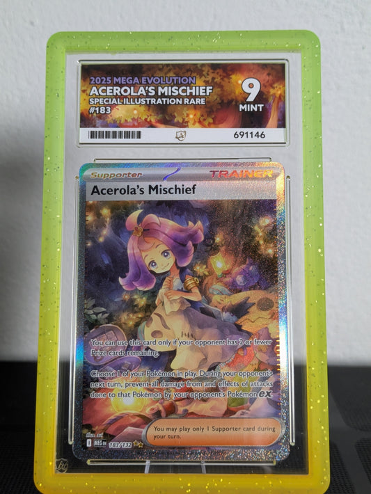 Acerola's Mischief 183/132 ACE 9 | Pokémon Graded Card