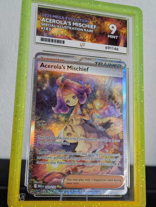Acerola's Mischief 183/132 ACE 9 | Pokémon Graded Card