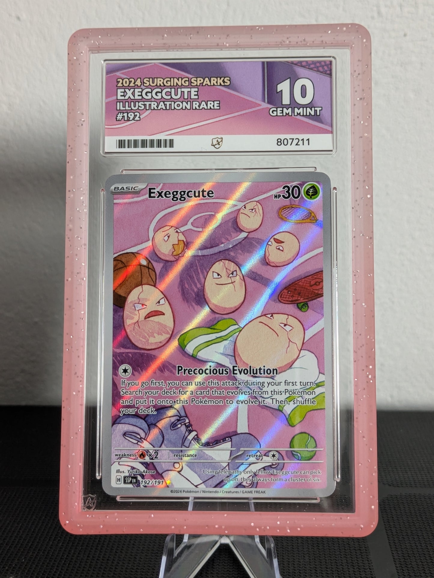 Exeggcute 192/191 Surging Sparks English ACE 10 | Pokémon Graded Card