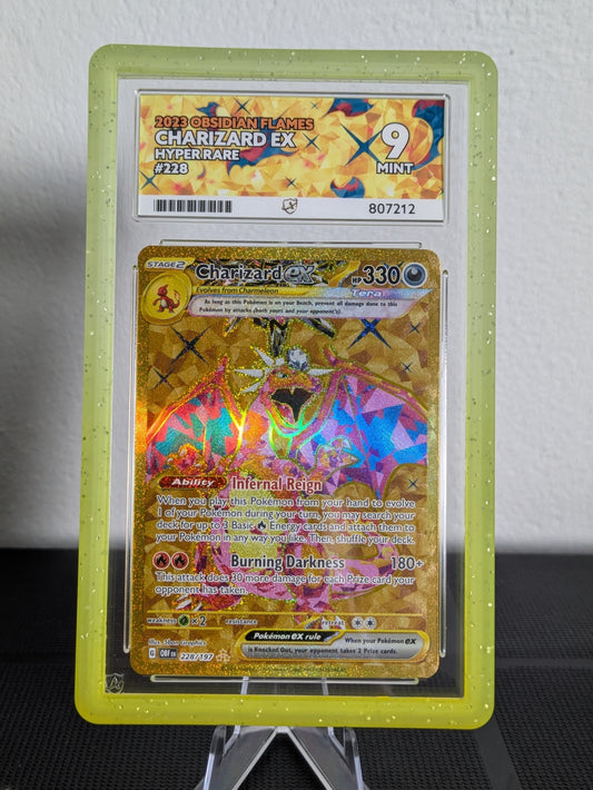 Charizard ex - Obsidian Flames - 228/197 English ACE 9 | Pokémon Graded Card