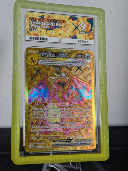 Charizard ex - Obsidian Flames - 228/197 English ACE 9 | Pokémon Graded Card