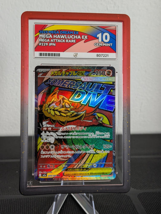 Mega Hawlucha ex - MEGA Dream ex - 229/193 - Mega Attack Rare ACE 10 | Pokémon Graded Card