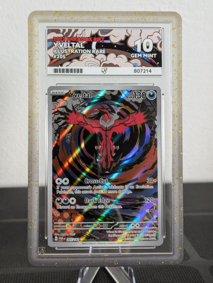 Yveltal Paradox Rift - 205/182 English ACE 10 | Pokémon Graded Card