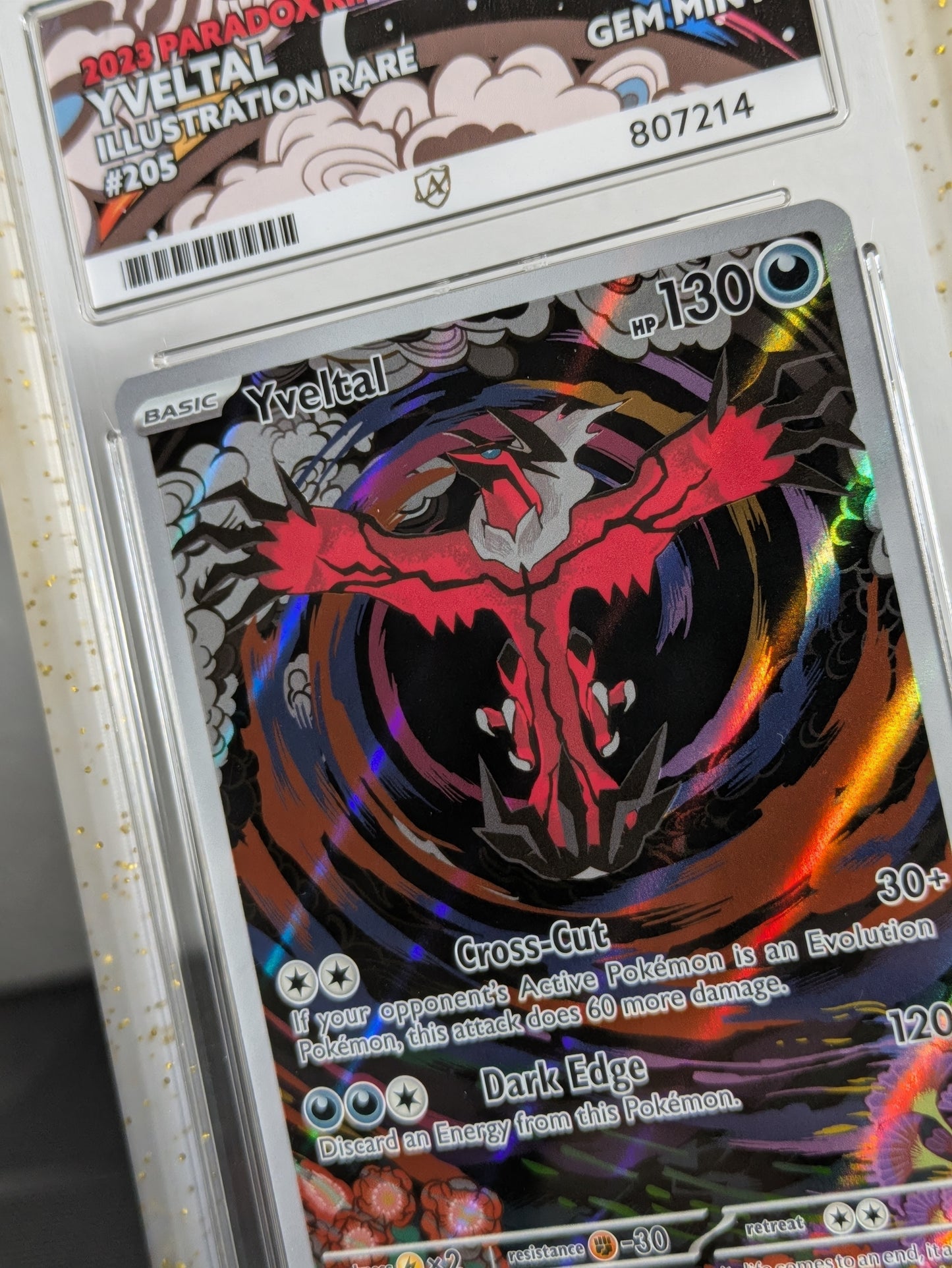 Yveltal Paradox Rift - 205/182 English ACE 10 | Pokémon Graded Card