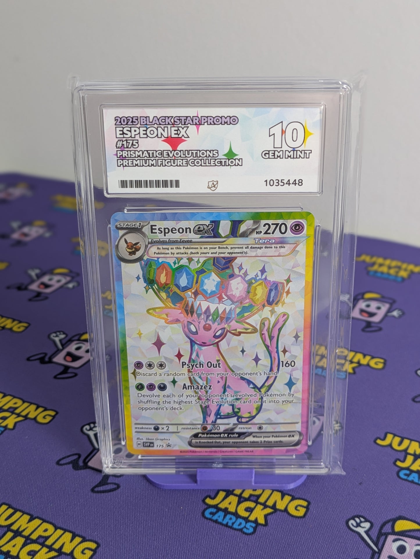 Espeon ex 175 Prismatic Evolutions Premium Figure Collection English Ace 10