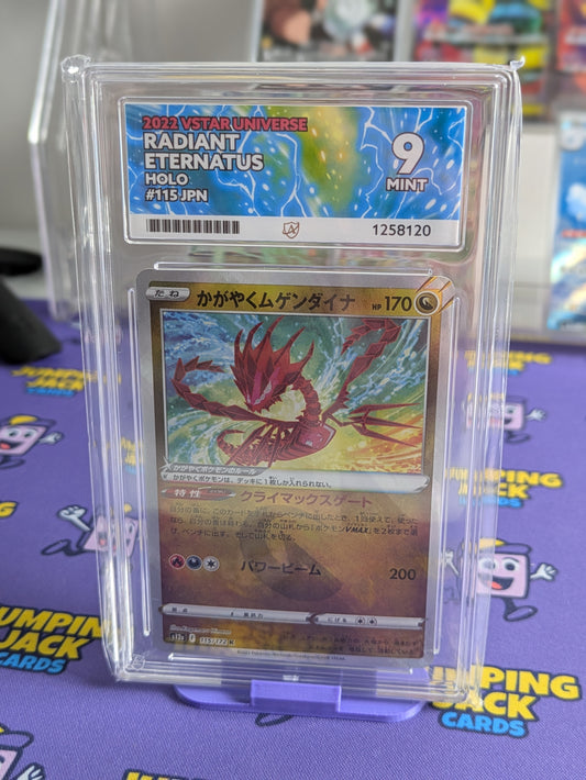 Radiant Eternatus 115 Japanese Ace 9 Graded Card