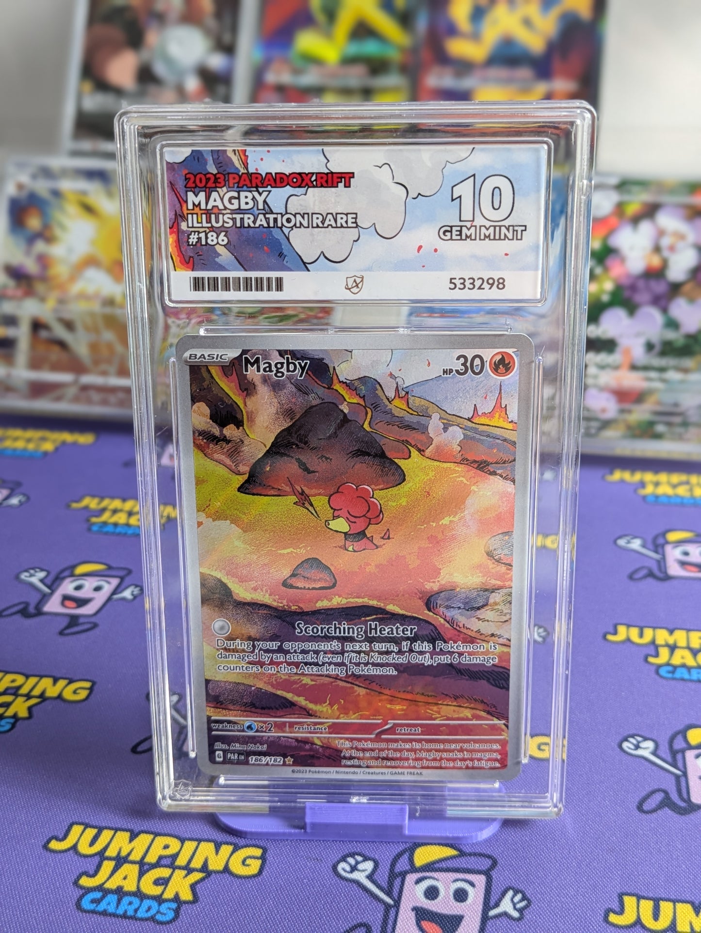 Magby 186 Paradox Rift Illustration Rare English Ace 10